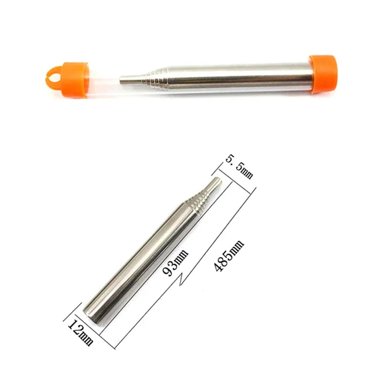 Outdoor Cooking Blow Fire Tube Portable Camping Fire Pipe Survival Tools Portable Fire Starter Tube Retractable Camping Gear