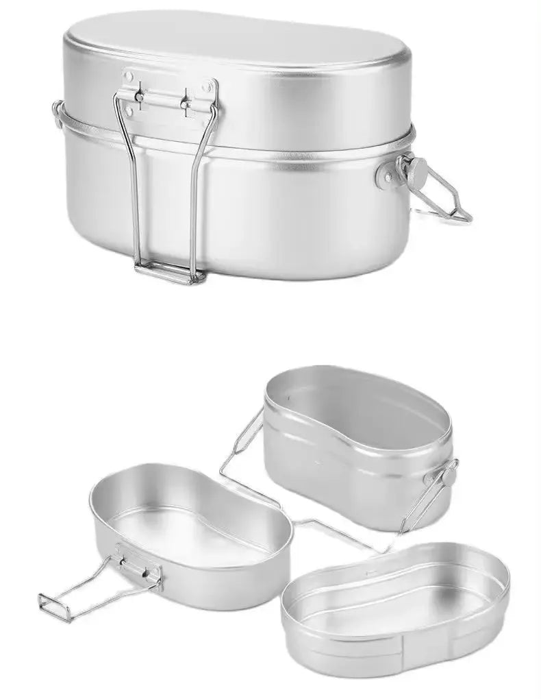 1.9L Cookware Bowl Outdoor Nonstick Aluminum