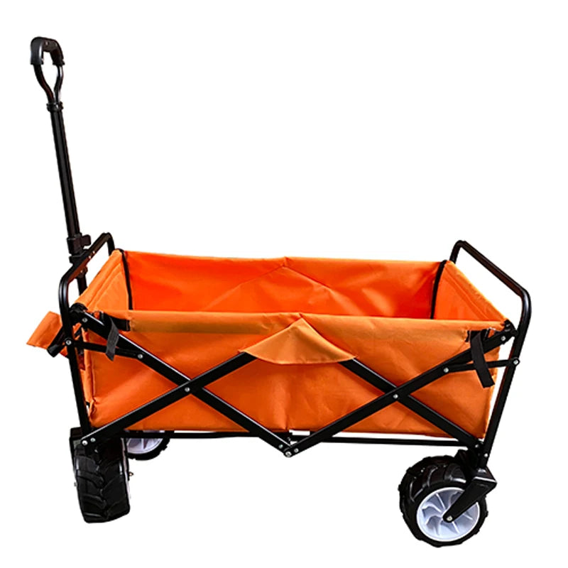 Wholesale Customized High Quality Extra Long Plus Folding Camping Food Picnic Beach Handcart Wagon