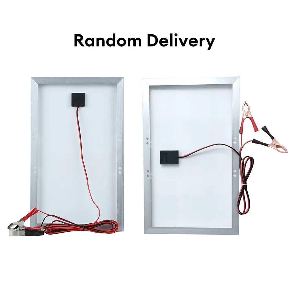 15W 12V Solar Panel Battery Charger Controller Portable High Conversion Solar Panels for RV Car Boat Home Outdoor Camping