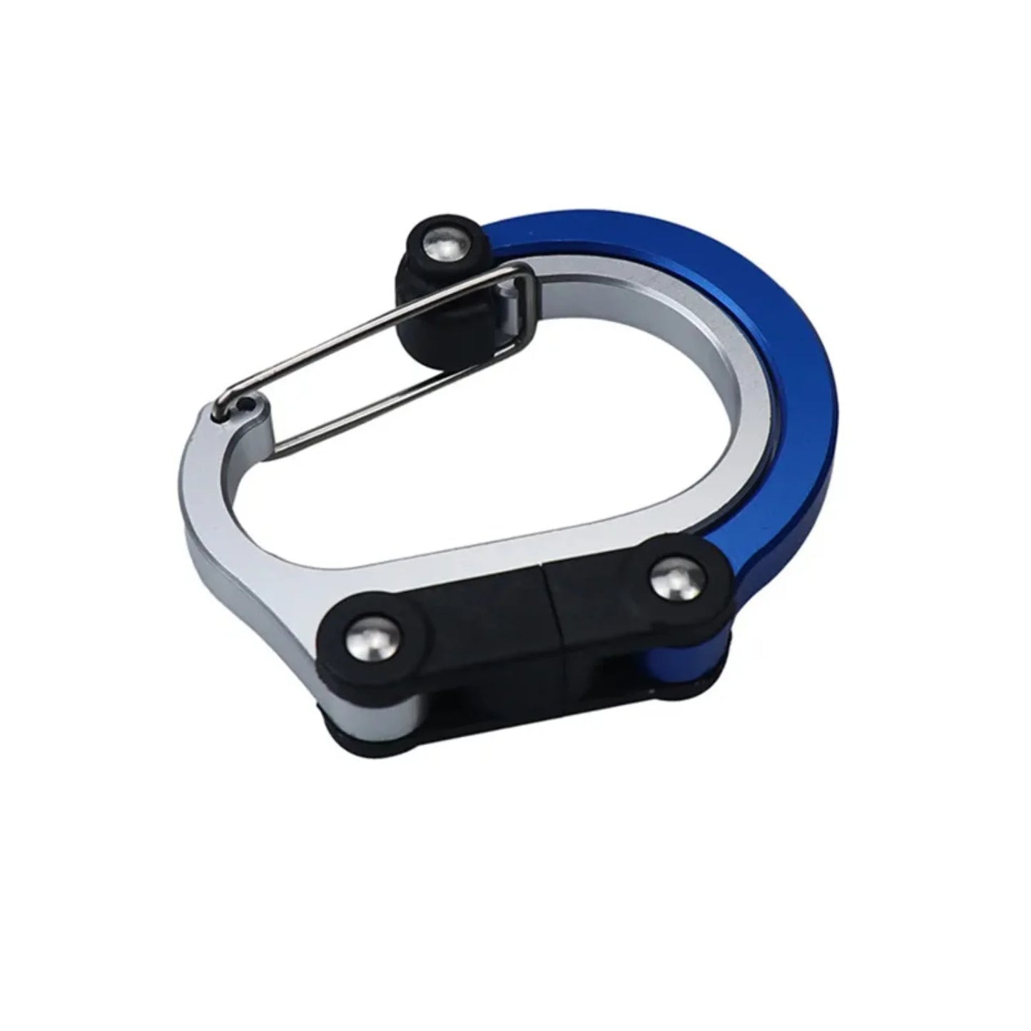 Carabiner Hybrid Gear Clip with Rotating Hook