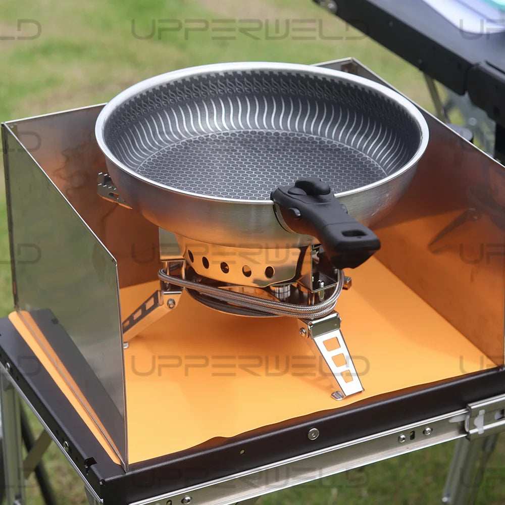Heavy Duty Outdoor bbq Camping move Kitchen 2 in 1 Folding Cooking Table for Easy Multifunction Aluminum