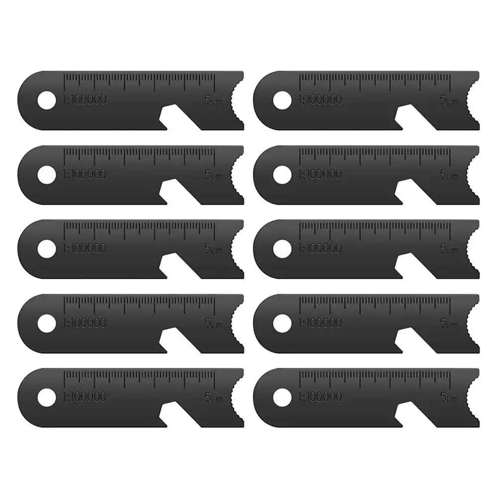 10 Pcs Outdoor Flint Scraper Striker Flint Fire Starter for Outdoor Camping Hiking Hunting Emergency Survival