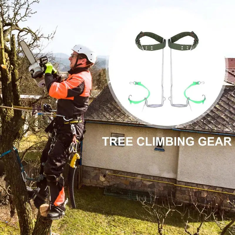 Pole Climbing Gear Kit Tree Climbing Gear Mountaineering Spike Survival Climbing Spike Outdoor Hunting Observation Fruit Picking