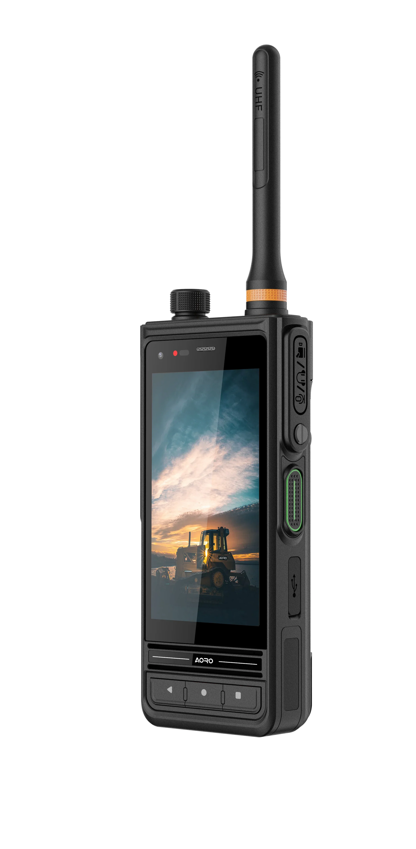 AORO 4G/5G Android 10 DMR UHF VHF Dual Frequency Rugged Smart Walking Talki with Infrared Thermal Imaging Industrial