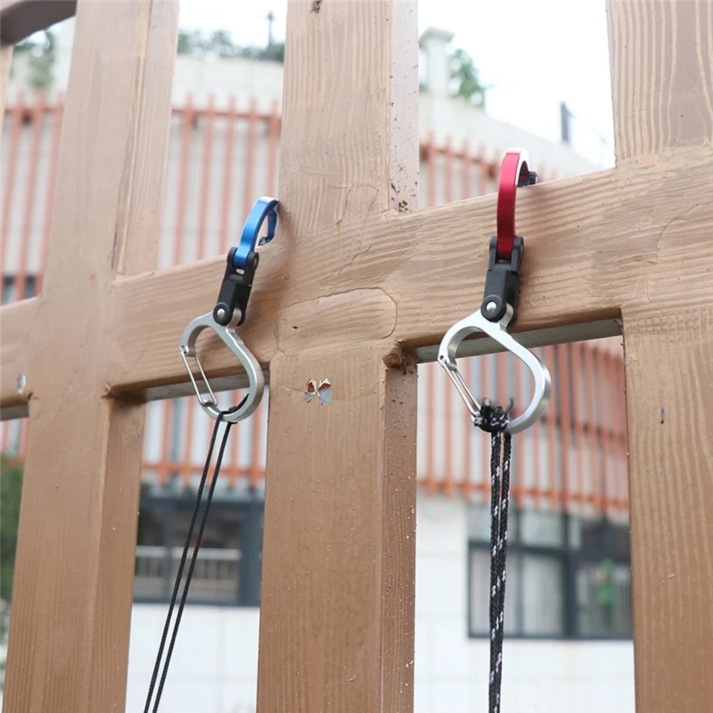 Carabiner Hybrid Gear Clip with Rotating Hook