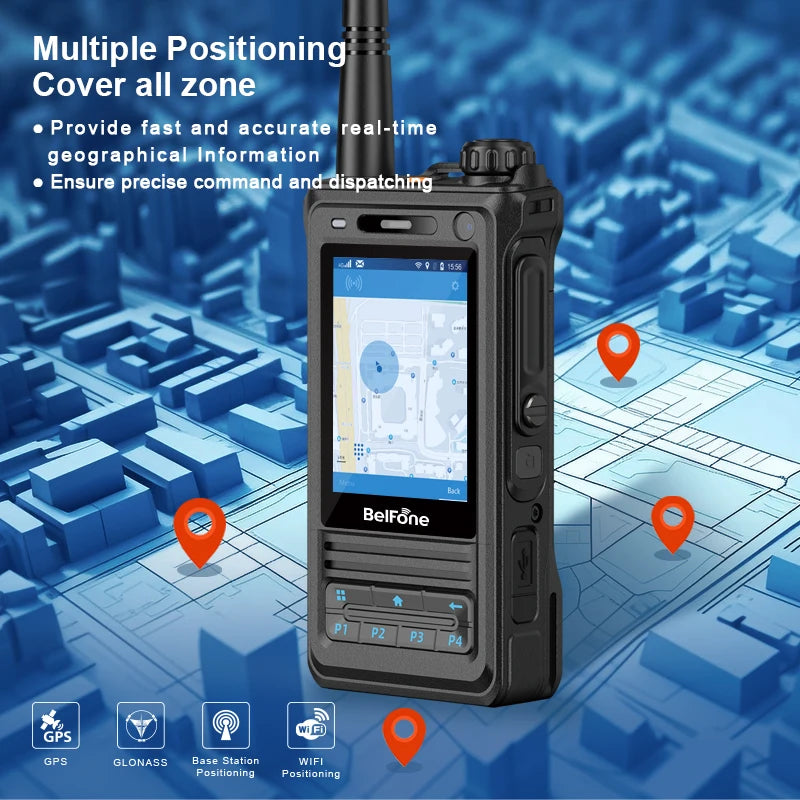 DMR PoC multimode Radio BF-SCP810 3W 4G LTE GSM WCDMA phone radio sim radios ptt 5W Android 8.1