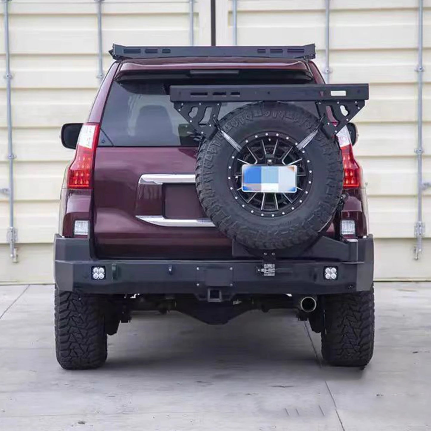 Summer Travel& Camping JK JL Spare tire holder loaded 60kg with 35 inch tire Aluminum alloy for jeep for wrangler