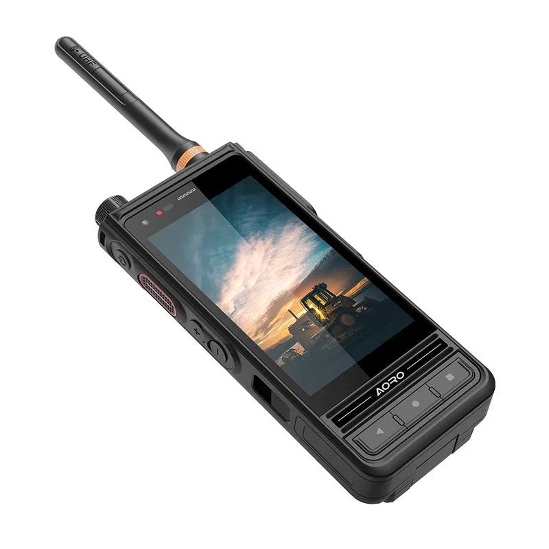 AORO 4G/5G Android 10 DMR UHF VHF Dual Frequency Rugged Smart Walking Talki with Infrared Thermal Imaging Industrial