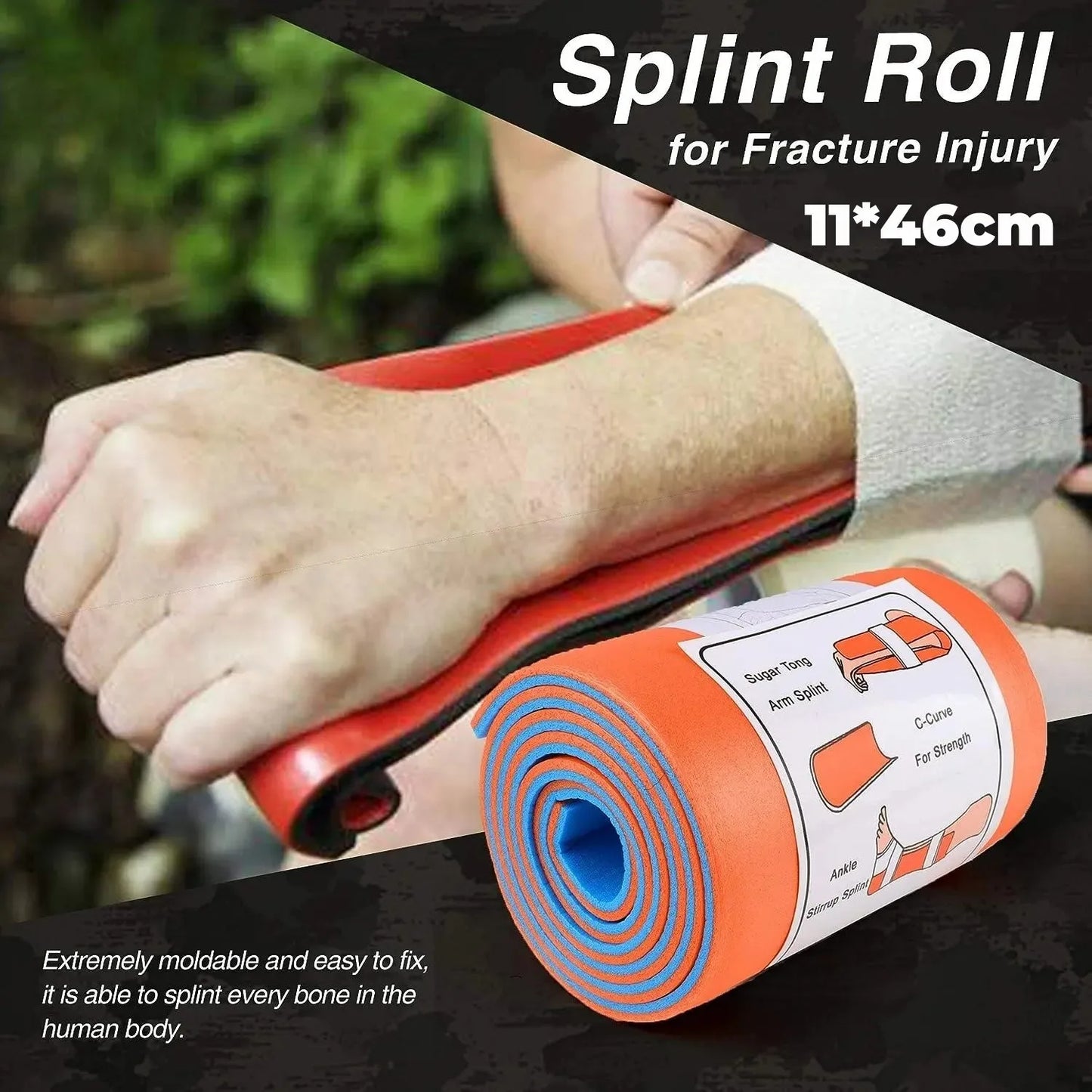 New First Aid Universal Aluminum Splint Roll