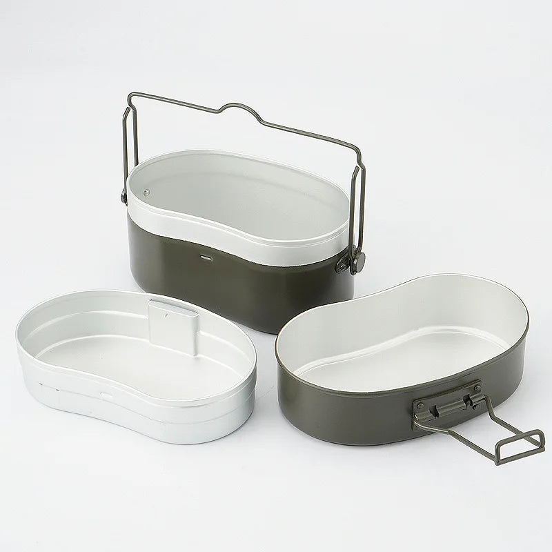 1.9L Cookware Bowl Outdoor Nonstick Aluminum