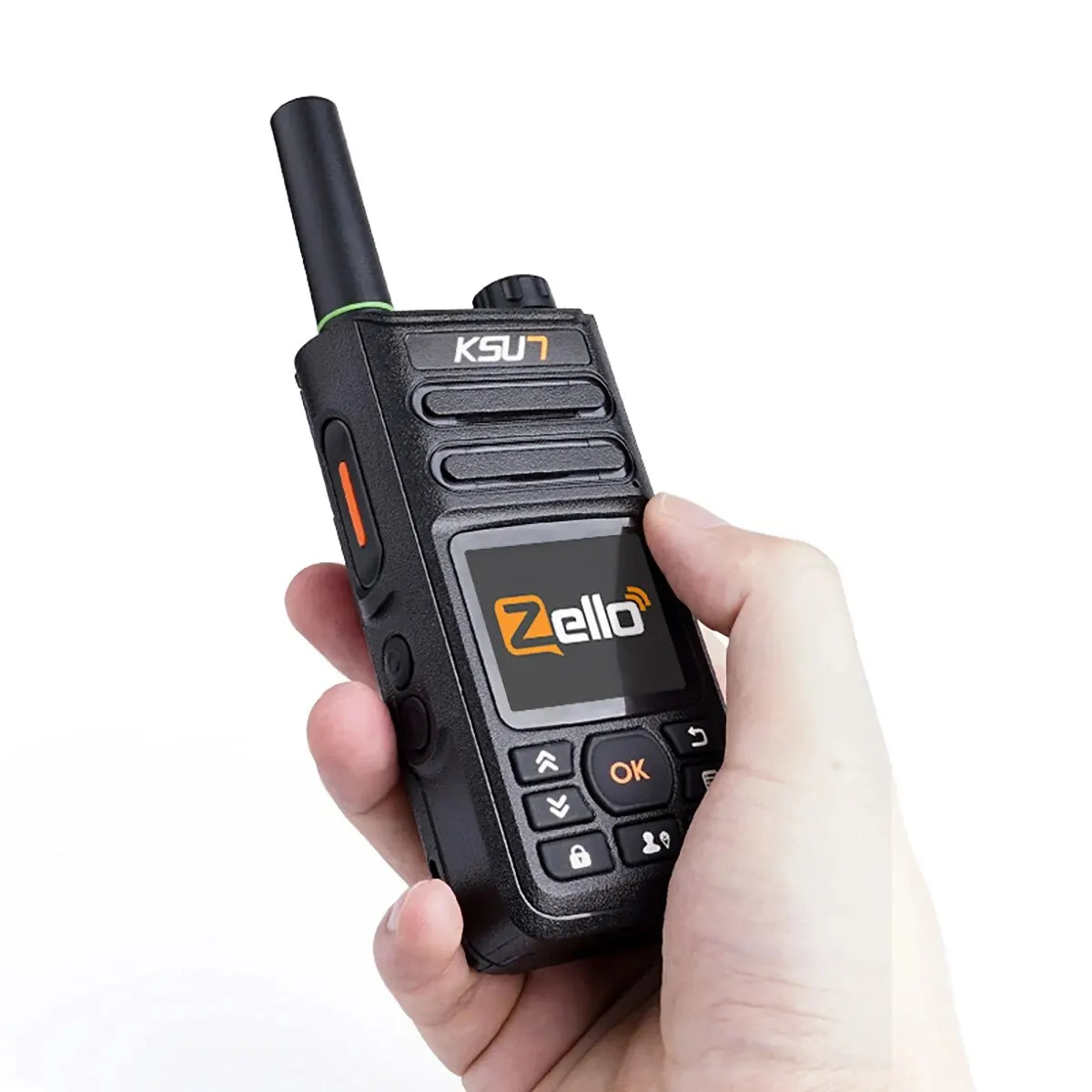 KSUT ZL18 Zello Walkie Talkie 4g Sim Card WiFi Network Cell Phone Radio Long Range 100 Miles GPS Professional POC Walkie Talkie