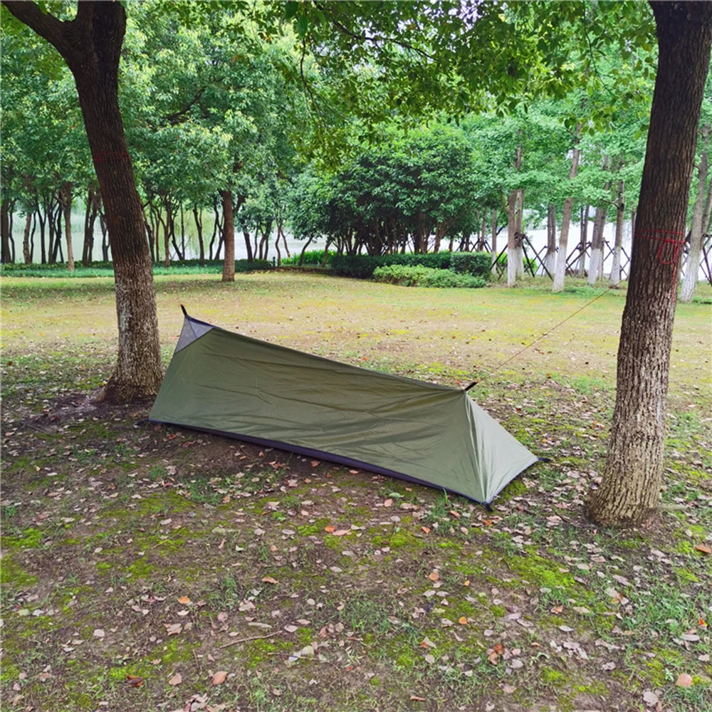Lightweight Single Person Tent with Mosquito Net