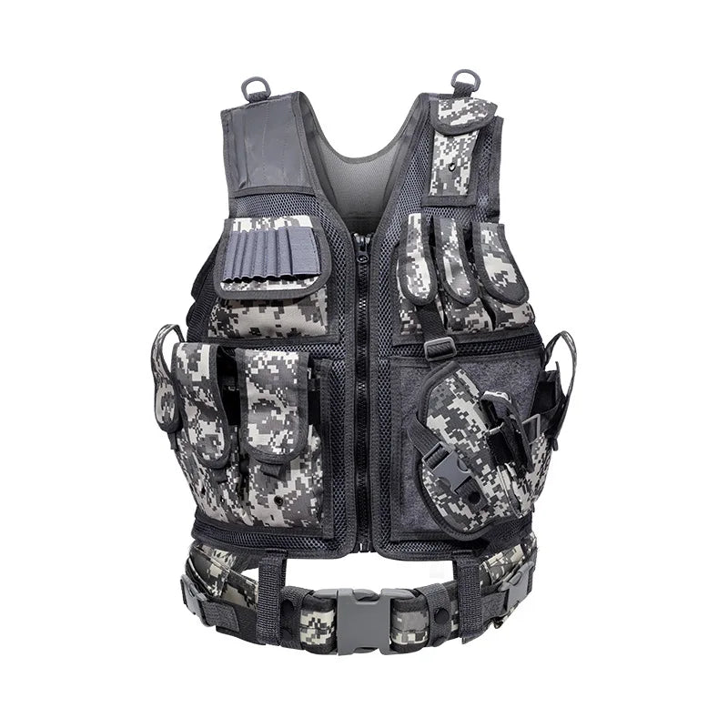 Tactical Vest Military Combat Armor Vests Anti-Cut Clothing Mens Tactical Hunting Vest Army Adjustable Armor Outdoor CS Training
