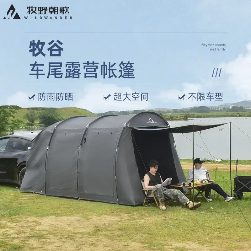 Makino Chaoge Outdoor Tent Outdoor Camping Picnic SUV Car Tent Rain and sun protection on the side of the car