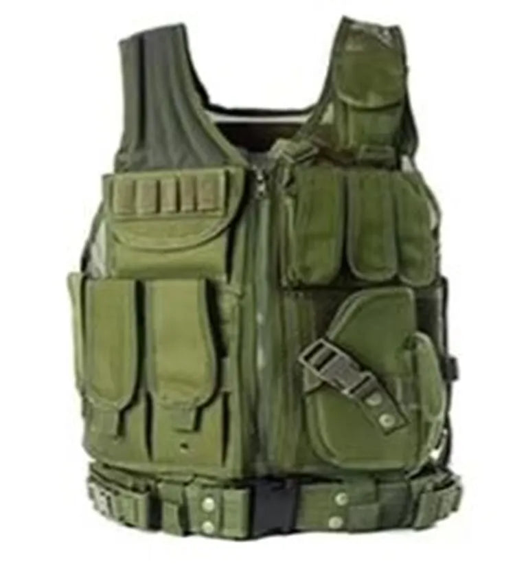 Tactical Vest Military Combat Armor Vests Anti-Cut Clothing Mens Tactical Hunting Vest Army Adjustable Armor Outdoor CS Training