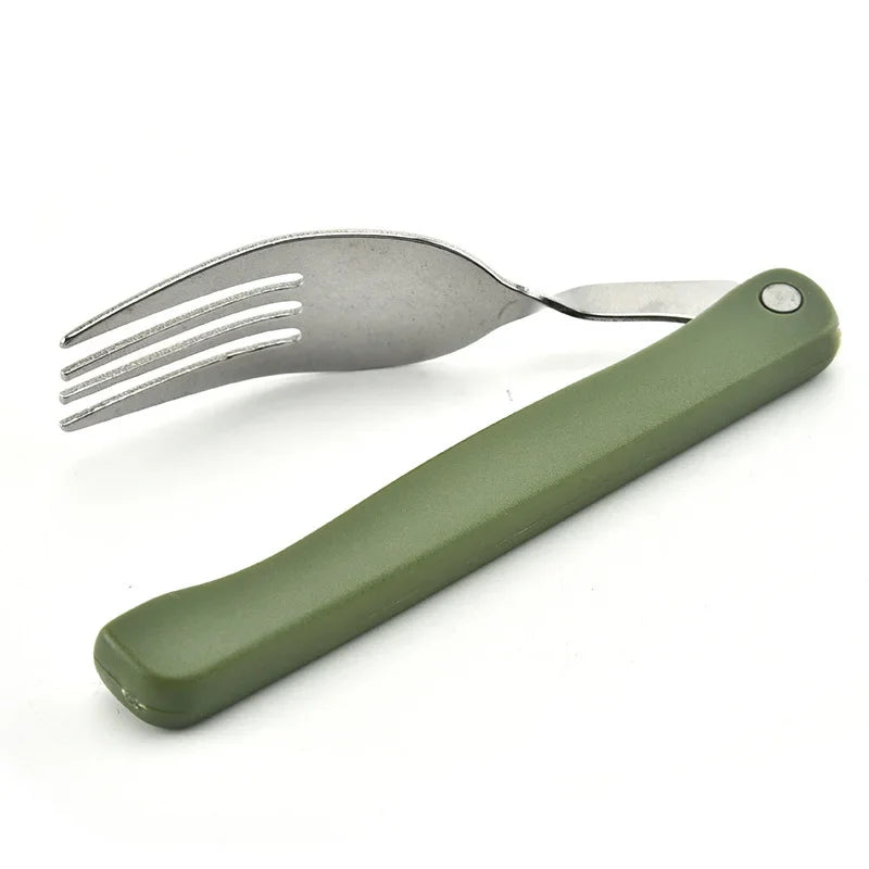Stainless Steel Portable Folding Cutlery Set
