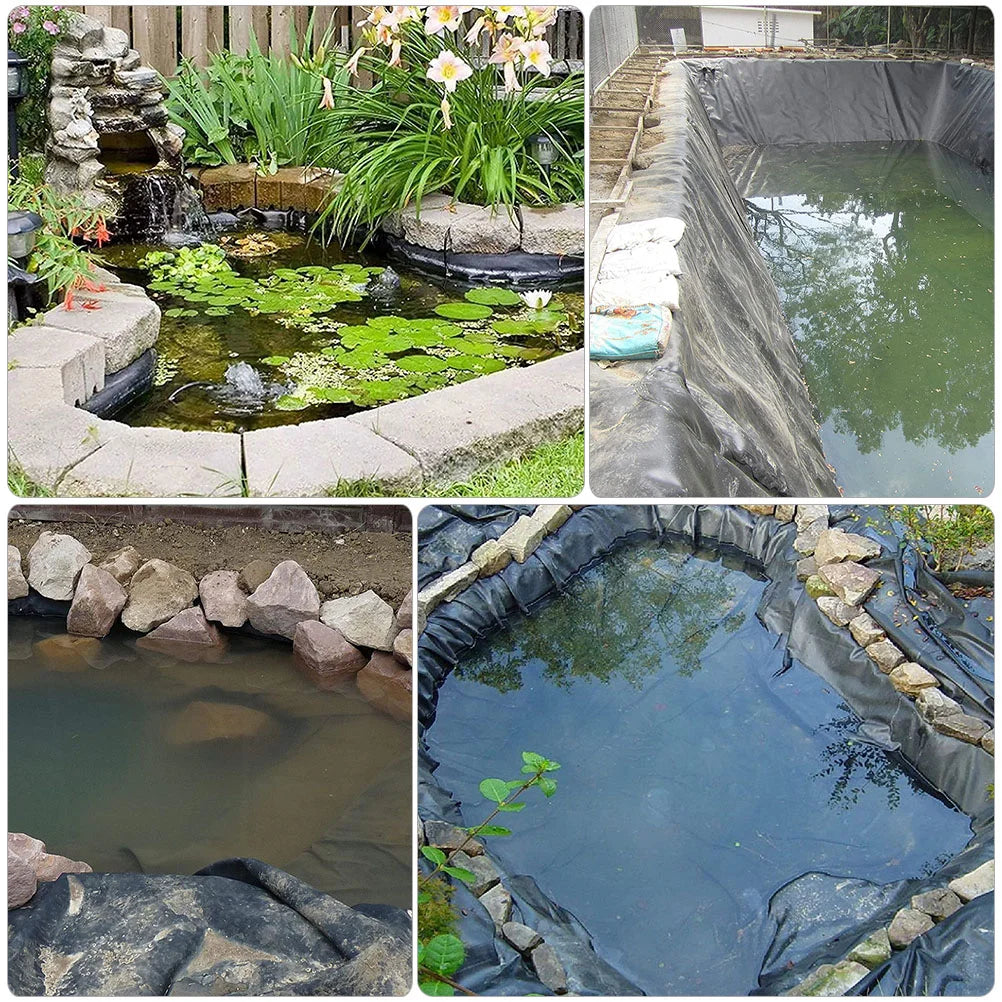 Pond Anti-seepage Membrane Garden Film Aquaculture Plastic Tarp Liner for Outdoor Pool Water Supplies
