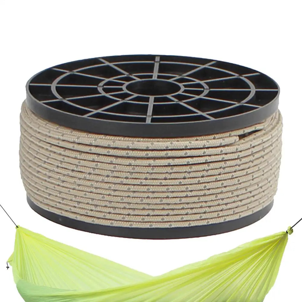 Camping Cord 164ft Outdoor Gear Rope Lightweight Utility Cord 2.5mm Reflective Rope For Outdoor Camping Hiking Fishing