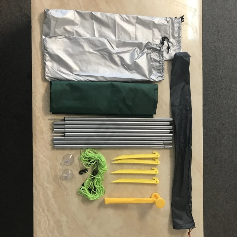 Portable Multifunctional Outdoor Camping Traveling Awning Backpacking Tarp Sunshade Lightweight UV Protection and PU 3000mm
