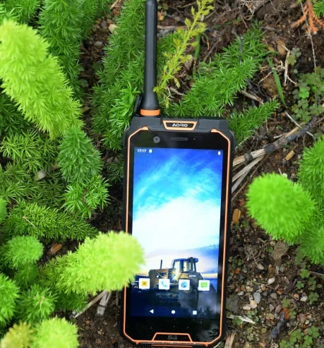 AORO M5 Pro 6.0 inch android 12 IP68 5G full netcom rugged talkie walkie long range handheld walkie talkie radio rugged phone