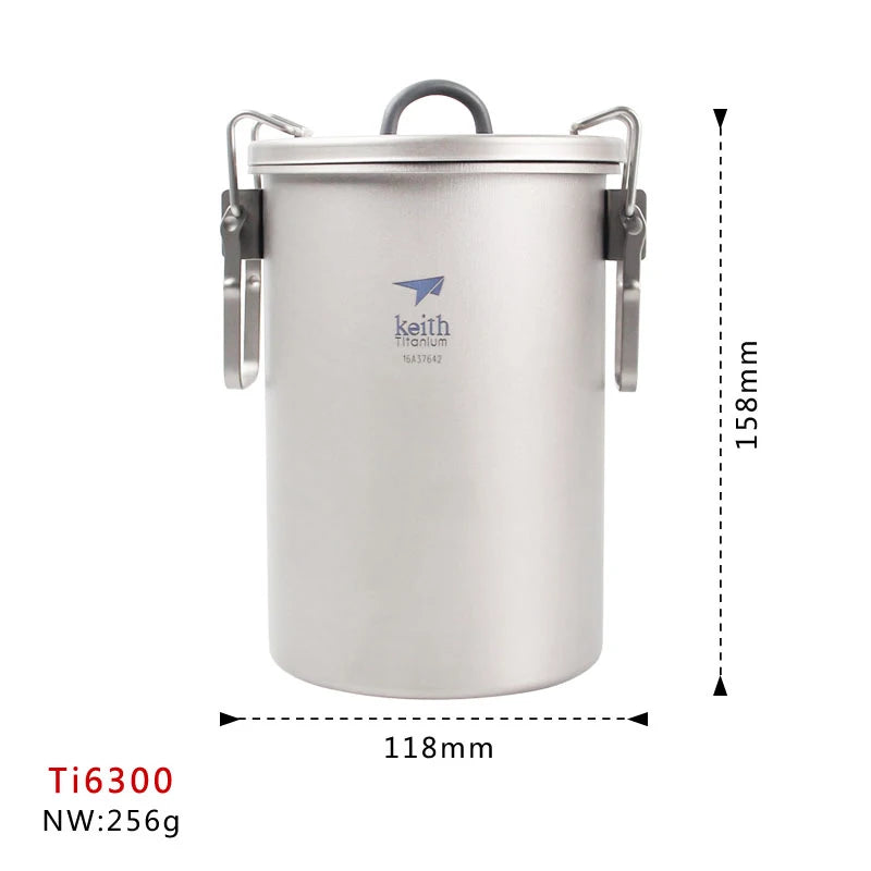 900ml Titanium Pot