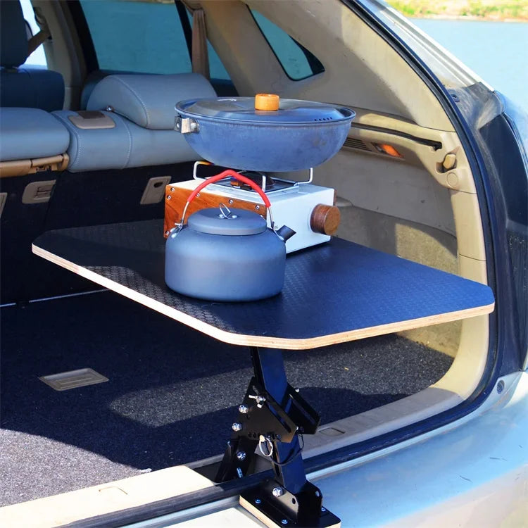 2024 New Design Multifunction Luxury Outdoor Camping Folding Car Rear Table for Dining